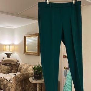 TALBOTS NWOT-size 12 Beautiful emerald green winter weight straight leg pants